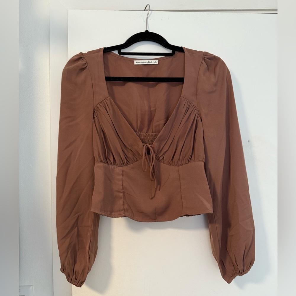 Abercrombie & Fitch Brown Blouse